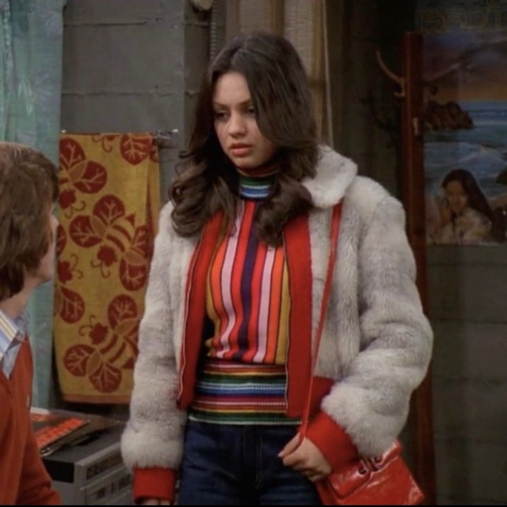 1970s Faux Fur Bomber Jacket
